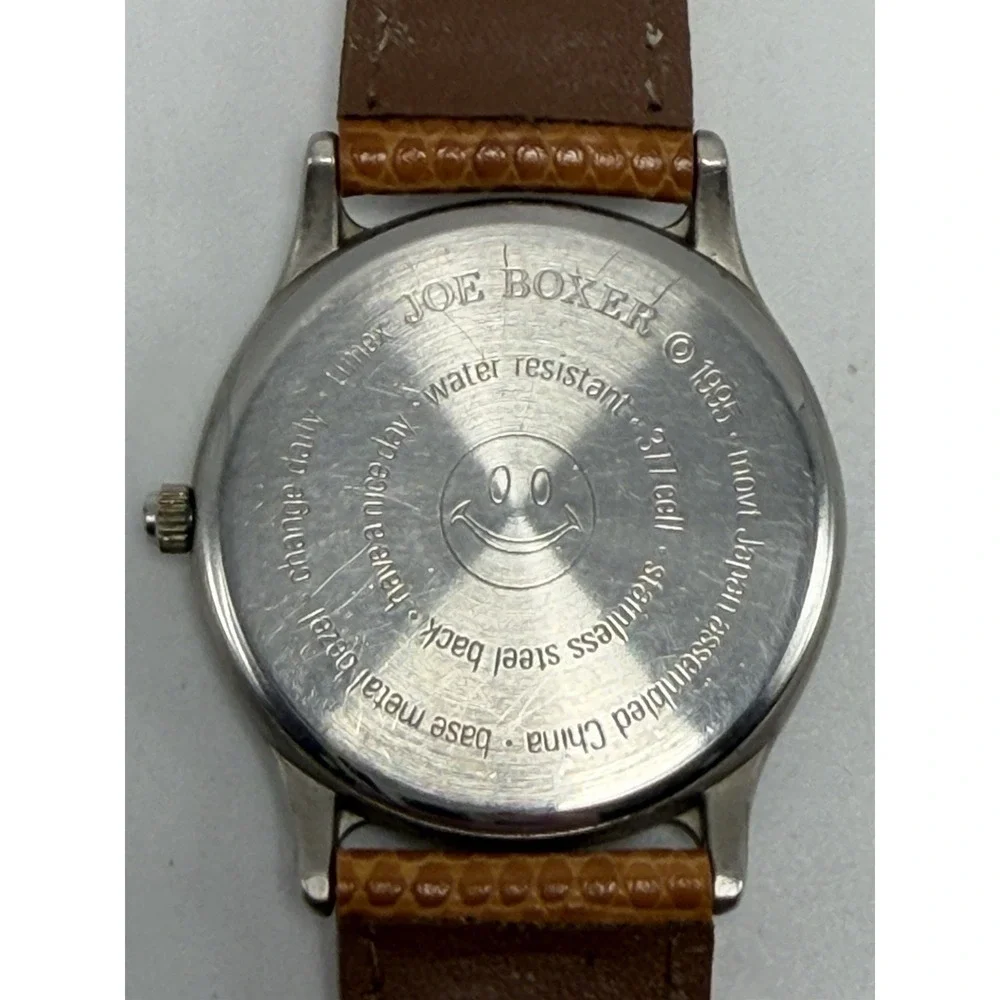 Scratched Joe Boxer Timex New Battery Watch 33MM 7.75